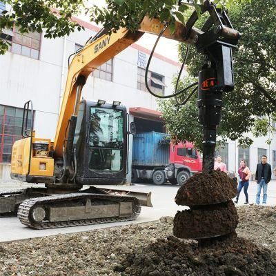 Excavator Accessories Rotary Hydraulic Earth Auger Drilling Rig Machinery for Sale