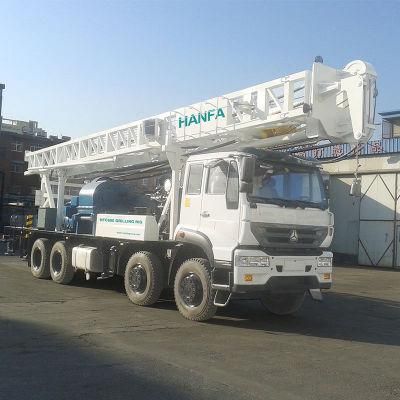 Hfc600 Hydraulic Truck Mounted 600m Depth Borehole Water Well Drilling Machine