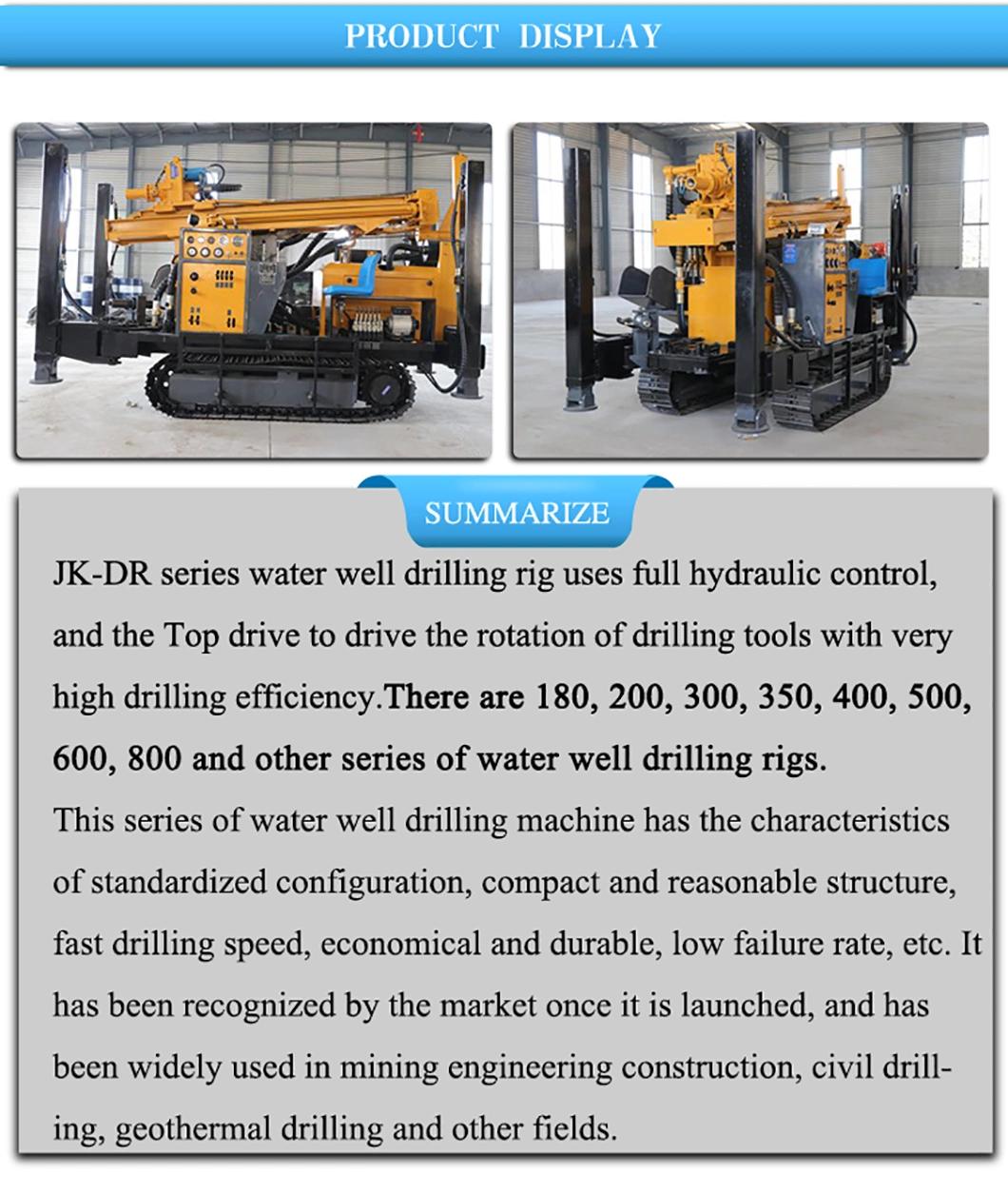 200m Cheap Price Water Well Rotary Drilling Rigs