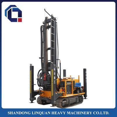 500m, 600meters Steel Crawler Mounted Rotary Portable Water Well Drilling Rig Machine