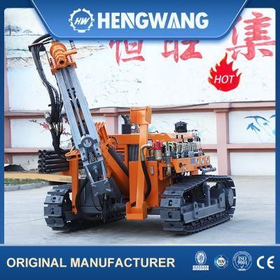 Mountain Blast Hole Pneumatic DTH Drill Rig for Quartzsite Formation