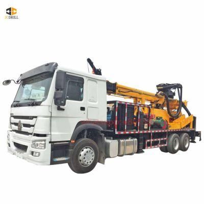 CSD800 Truck Type Water Well Drilling Rig for Ddrilling 800meters Popular in Mining and Quarry Industry