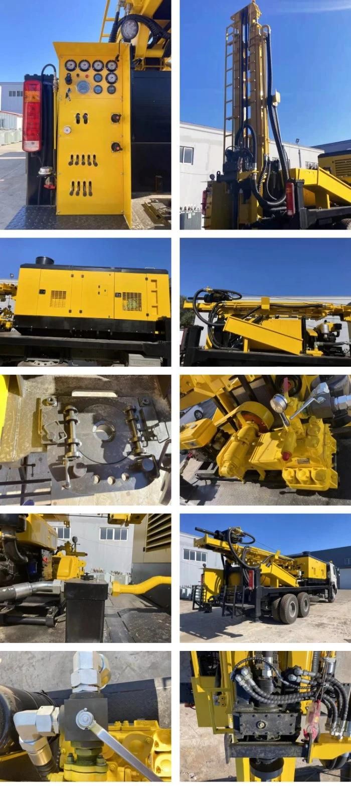 D Miningwell 300 Meters Water Well Drilling Rig Truck Mounted Drill Rig with Air Compressor Borewell Rig