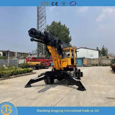 Wheel Type Hydraclic Water Well Drilling Rig with Spare Parts
