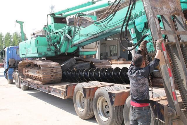 Hf856A Friction and Interlock Drilling Rods Pile Driver