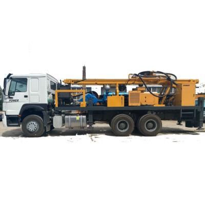 High Efficiency 500m Truck Mounted Water Well Drilling Rig