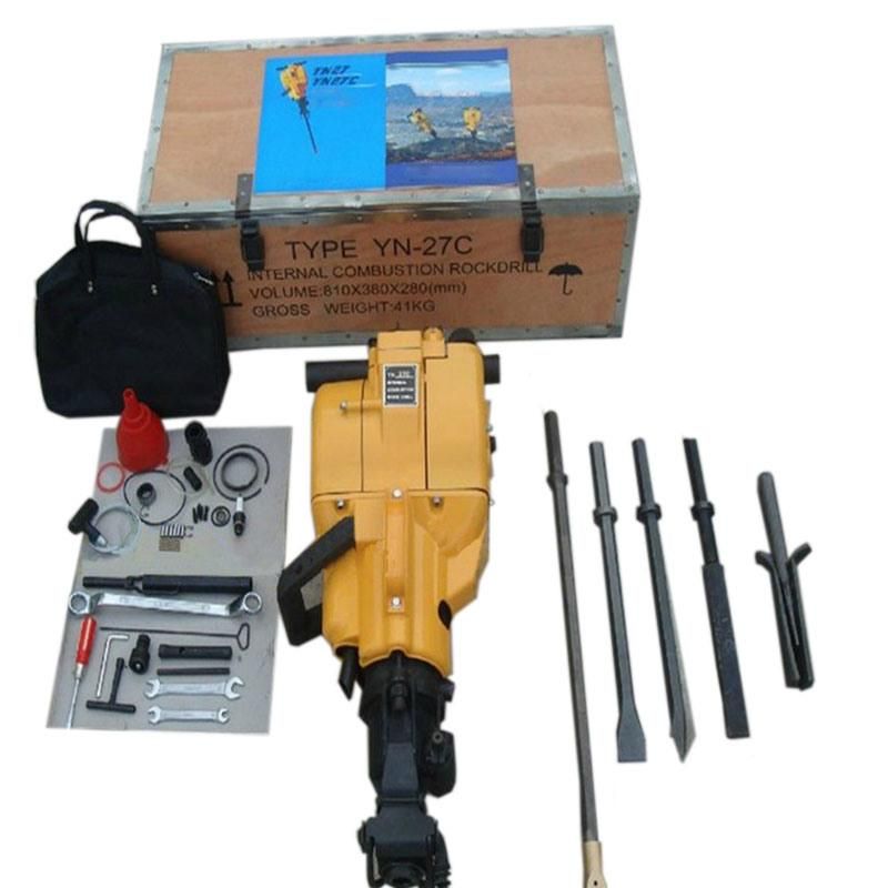 2018 Version Hand Held Gasoline Rock Drilling Machine Yn27c