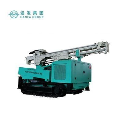 Hf220y Crawler Water Well Rock Basting&Pile Hole Drilling Rig