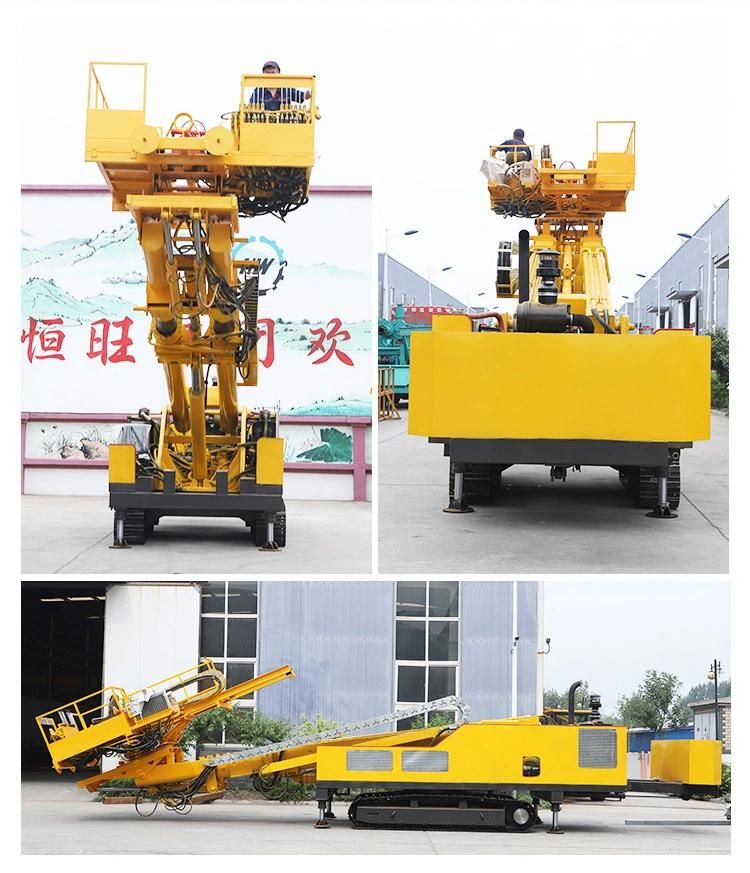 China High Effencicy Mine Blasting Hole Mobile DTH Drilling Rig