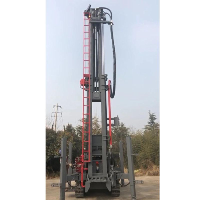 Full Hydraulic Crawler 350m Water Well Drilling Rig