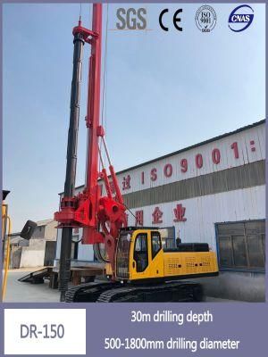 Auger Drilling Rig Machine Dr-150 Maximum Drilling Depth 15 M