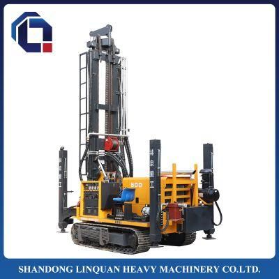 Drilling Depth 500 to 600 Meter Crawler Pneumatic Rotary Water Well Drilling Rig Machine Prices