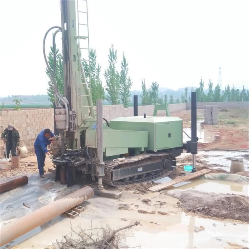 500m 600m 700m Crawler Mounted Water Well Drilling Rig Machine