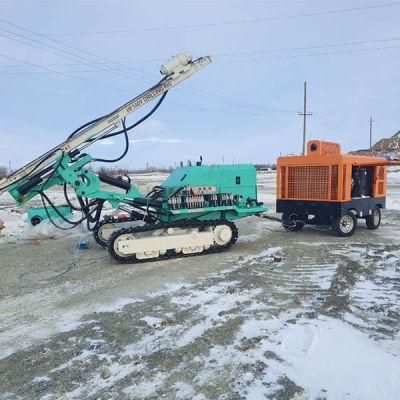 High Reliability Impactor DTH Drilling Rig with Air Compressor