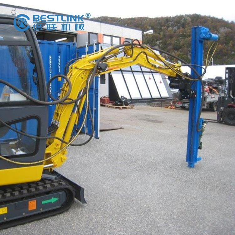 Yt28 Excavator Mast Symptoms Drilling