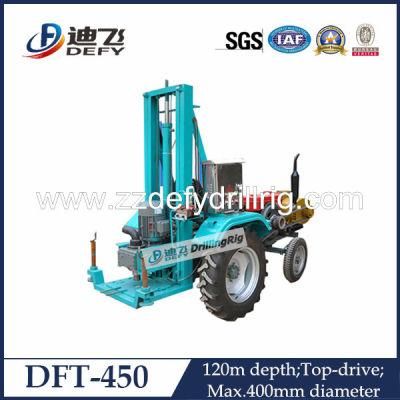 Large Diameter Dft-450 Tractor Drilling Rig for Water Wells