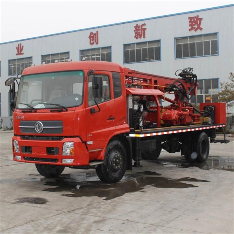 450m Deep Water Well Drilling Rig for Water Truck Type