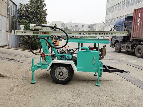 Hf120W Trailer Mounted Water Well Drilling Rig for Sale