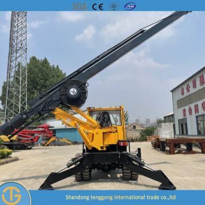 Portable Crawler Hammer Piling Rig Pile Rotary Drilling Rig for Sale Dl-180 Model