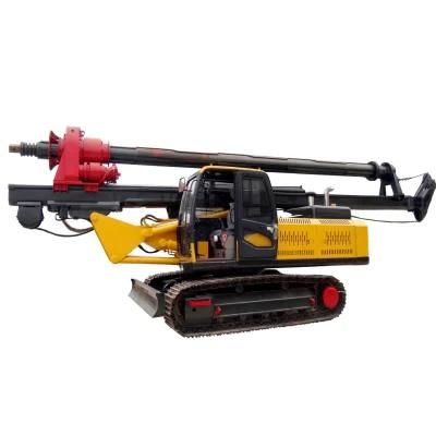 China Cummins Electric Control Cheap 35m Crawler Rotary Drilling Rig Machine with Low Price
