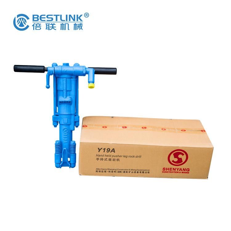Y19A Y20 Y24 Y26 Pneumatic Hand Held Rock Drill for Stone Quarry