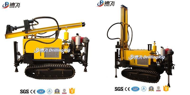 2022 Hot Sale Dfq-100 Air Compressor Cheap Water Well Drilling Rig