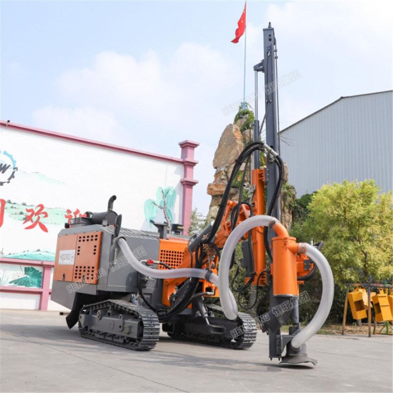Blast Hole Intergrated DTH Drilling Rig Mining Crawler Mounted Portable Rock Drilling Machine