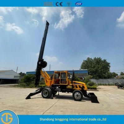 Micro Pile Deep Well Oil Crawler Surface Drilling Rig for Sale Dl-180 Model