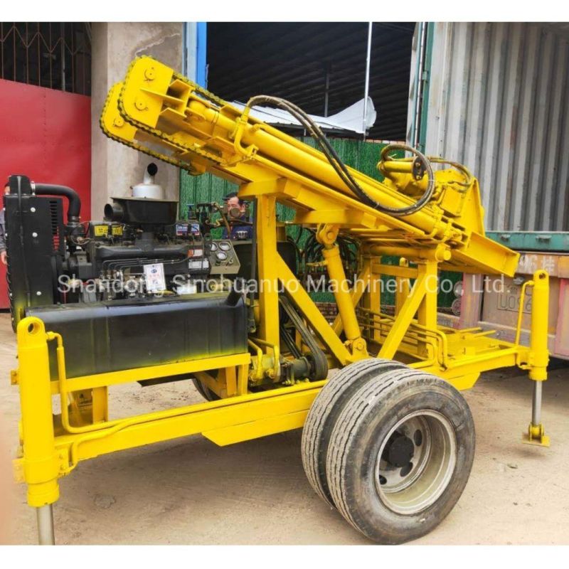 Portable Borehole Rig for 200m Depth