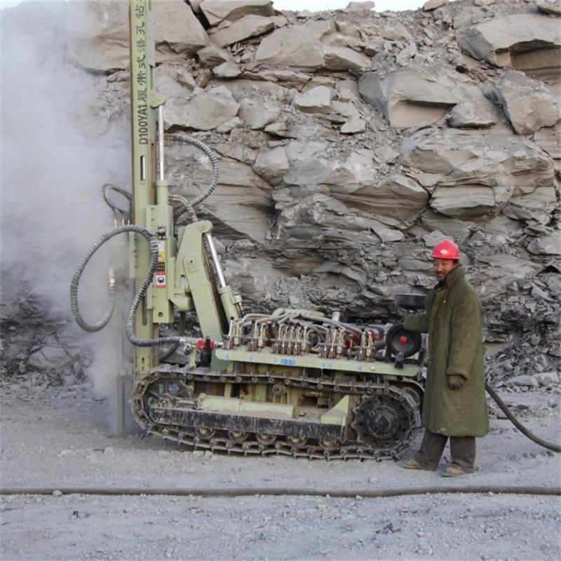 Crawler Diesel Engine Running Drilling Rig for Air Mining Rock Drill