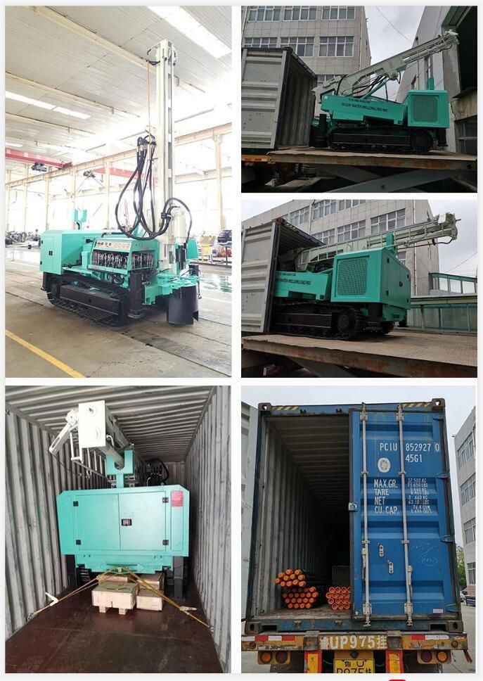 High Efficiency Mine Blasting Hole Mobile DTH Drilling Rig