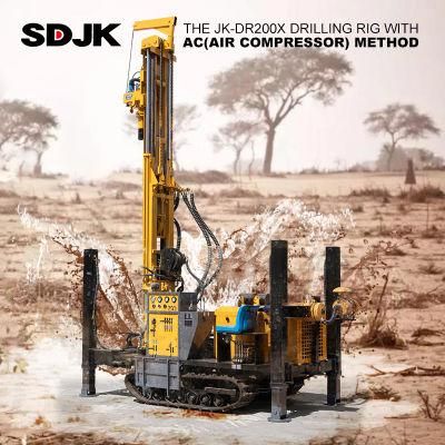 Factory Direct Sales Jk-Dr300 High Power Truck Bore Crawler Type Water Well Drill Rig Price