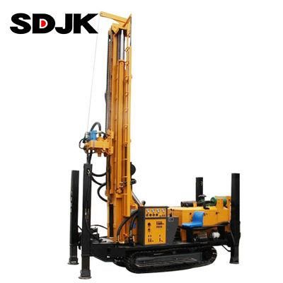 600m Full Hydraulic DTH Pnuematic Air Compressor Water Well Drilling Rig for Sale