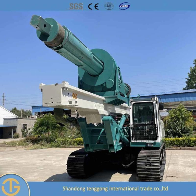 Mini Drill Hole Screw Pile Driver Piling Rig Machine Price