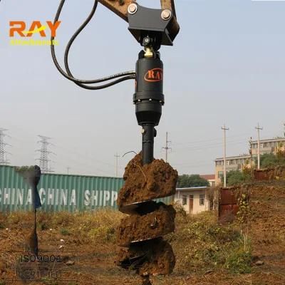 Mini Excavator Sand Clay Rock Earth Auger Ground Drilling Machine for Sale