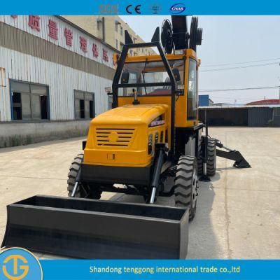 Used Piling Machine Bored Tractor Portable Dl-180 Model Drilling Rigs Hydraulic