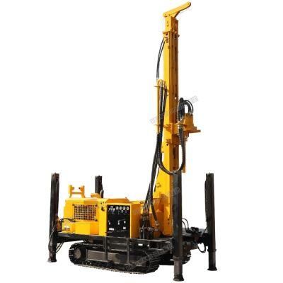 400m Depth Rock Drilling Machine / Air DTH Water Well Bore Hole Drilling Rig