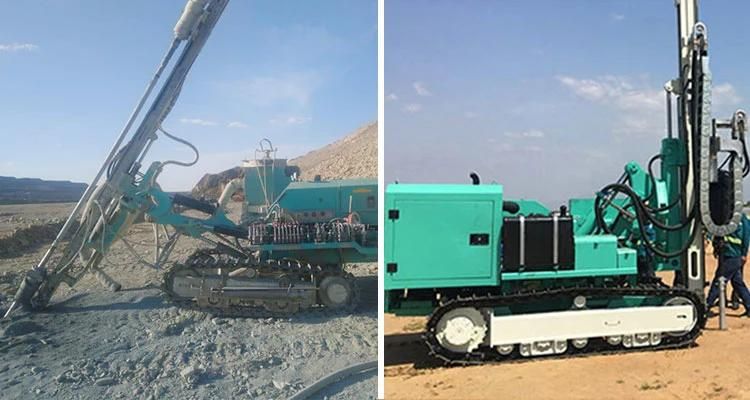 Hf140y Portable Multifunctional Crawler DTH Underground Water Drilling Rig