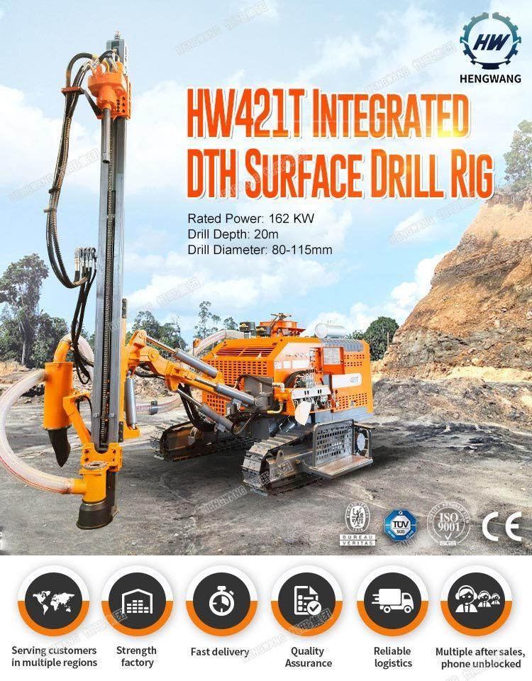 Surface DTH Drilling Rig Hole Drilling Surface Drilling Rig
