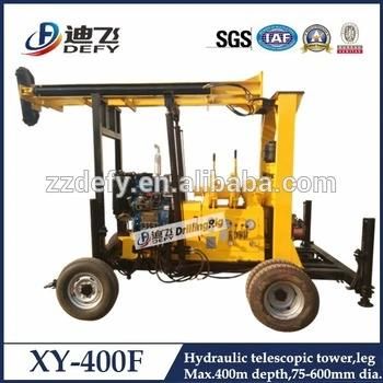 400m Portable Water Well Boring Soil Investigation Mining Drilling Machine Rig