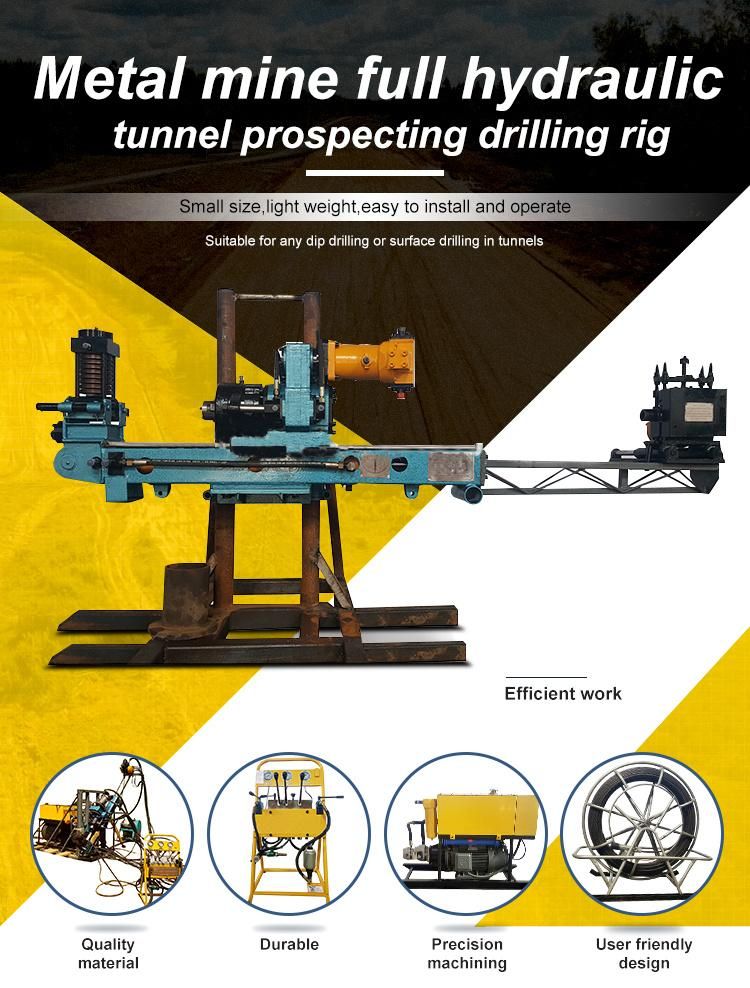 Tunnel Drilling Rig 360&Deg Full Hydraulic Underground Drill Rig Mining Drilling Machine