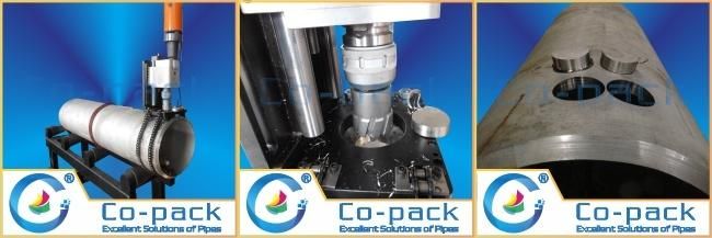 Porta O. D. Tube Pipe Hole Punching Punch Machine