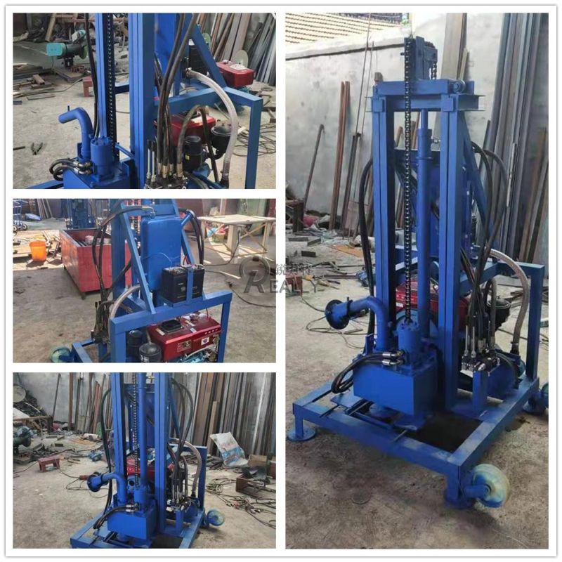 8HP Diesel Engine Deep Water Well Drilling Machines Customized Drill Bits Pipes Water Well Drilling Machine