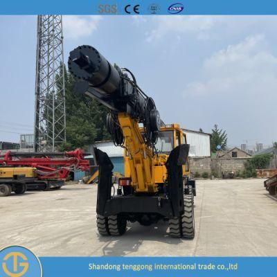 Wheel Type Hot Sales Drill Piling Rig Price in China
