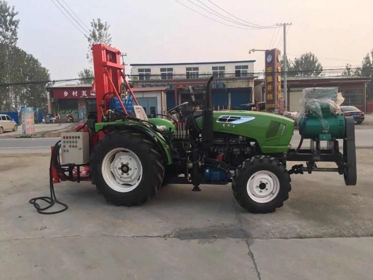 150m Depth Tractor Mounted Water Well Drilling Rig Price