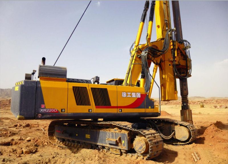 XCMG Professional Xr220d Piling Machine Crawler Rotary Drilling Rig