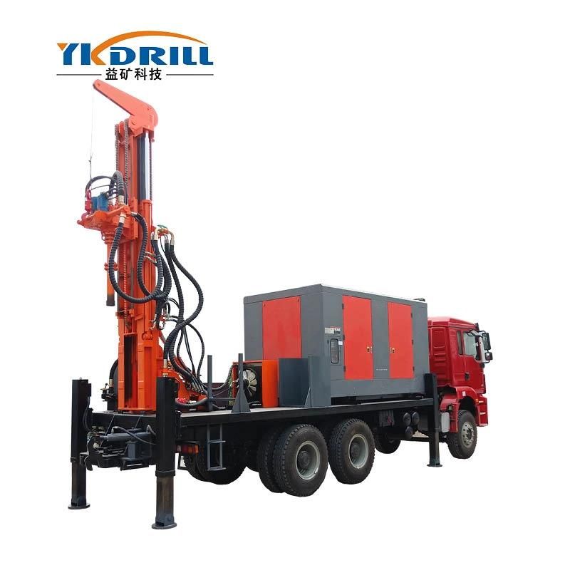 Truck-Mounted High-Power Diesel Engine Water Well Drilling Rig Truck-Mounted Water Well Drilling Rig
