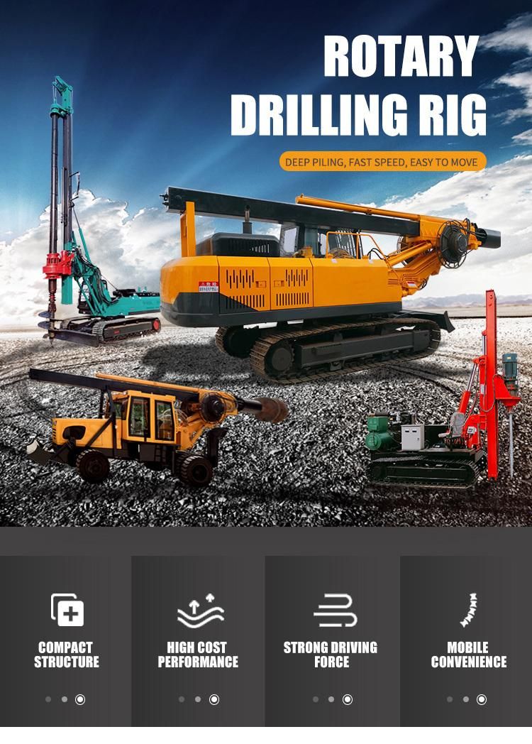 Rotary Drilling Rig Machine for Construction Project