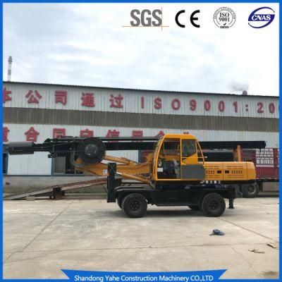 Construction Wheeled 20m Rig for Water Well Drilling/Core Drill Driver for Sale