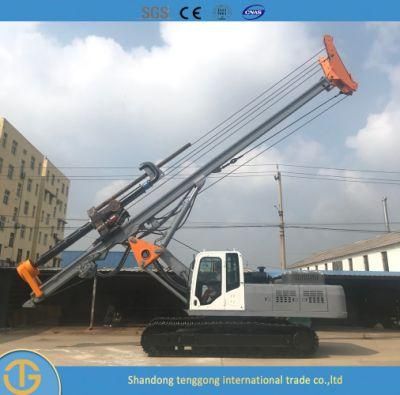 Geological Portable Hydraulic Continuous Flight Augering Cfa Drilling Rig